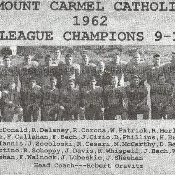 1962 MOUNT CARMEL CATHOLIC FOOTBALL TEAM