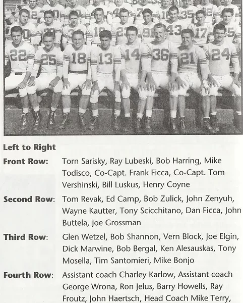 1954 EASTERN CONFERENCE CHAMPIONSHIP FOOTBALL TEAM