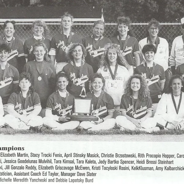 1992 DISTRICT XI SOFTBALL CHAMPIONSHIP TEAM